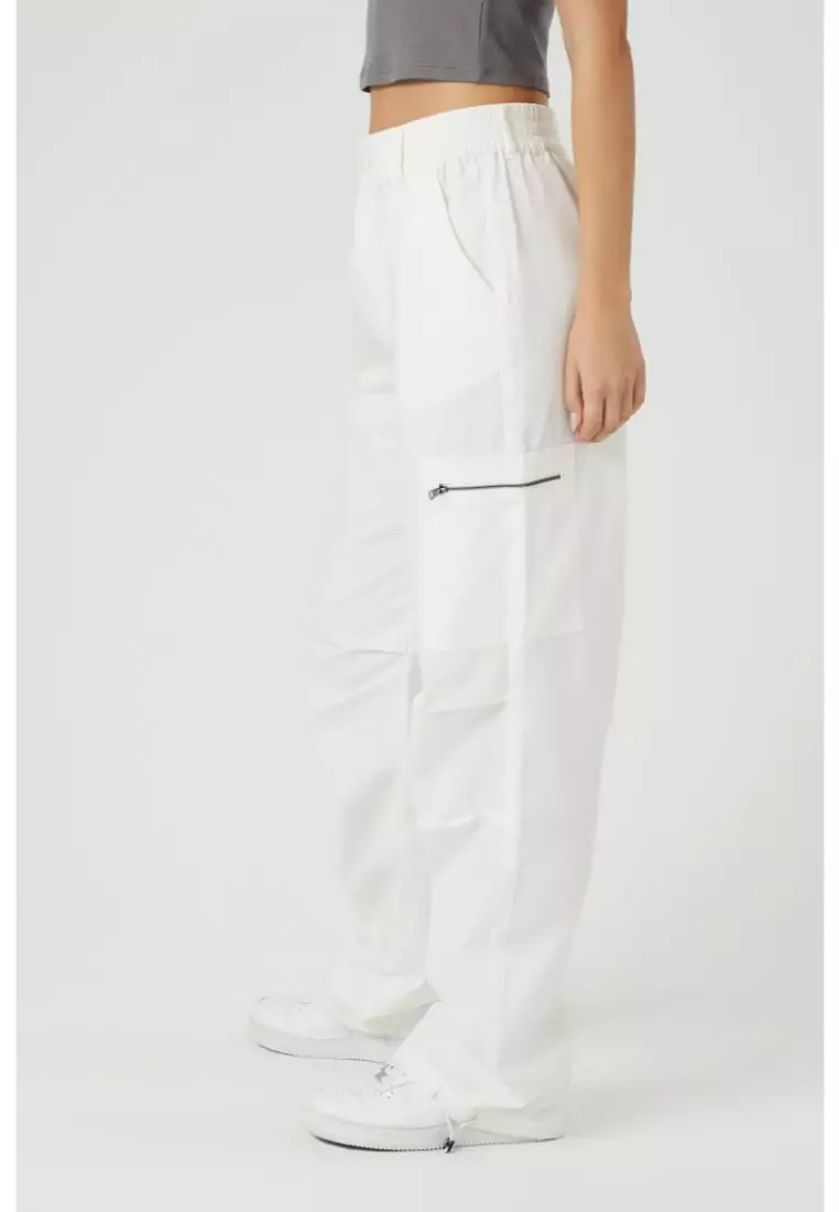 Buy FOREVER 21 Poplin Utility Joggers 2024 Online ZALORA Philippines