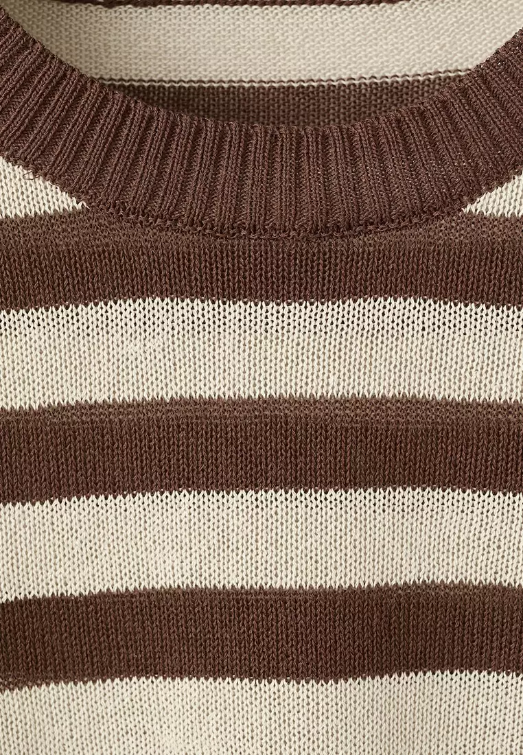 Crop Striped Sweater