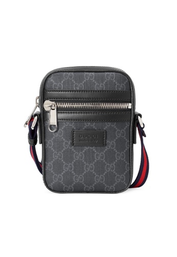 Buy Gucci Gucci Gg Supreme Crossbody Bag in Black/Grey | ZALORA HK