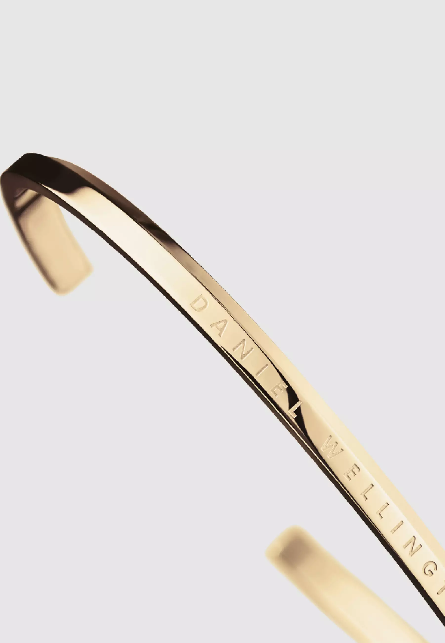 Classic Bracelet Gold Small - 丹尼爾惠靈頓 DW OFFICIAL - 不鏽鋼 Stainless steel Enamel cuff bracelet for women and men男女手鐲