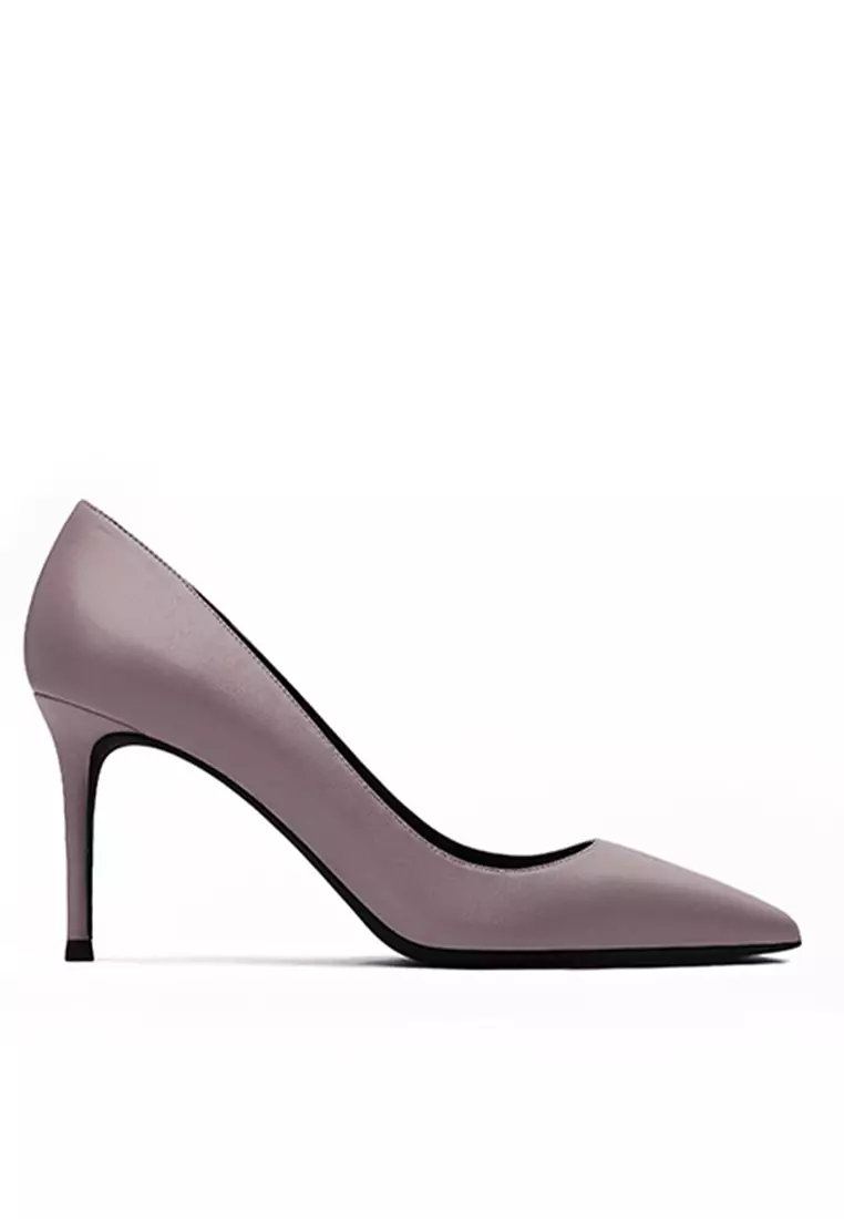 8CM Uniform Pointed High Heel Shoes HZL181