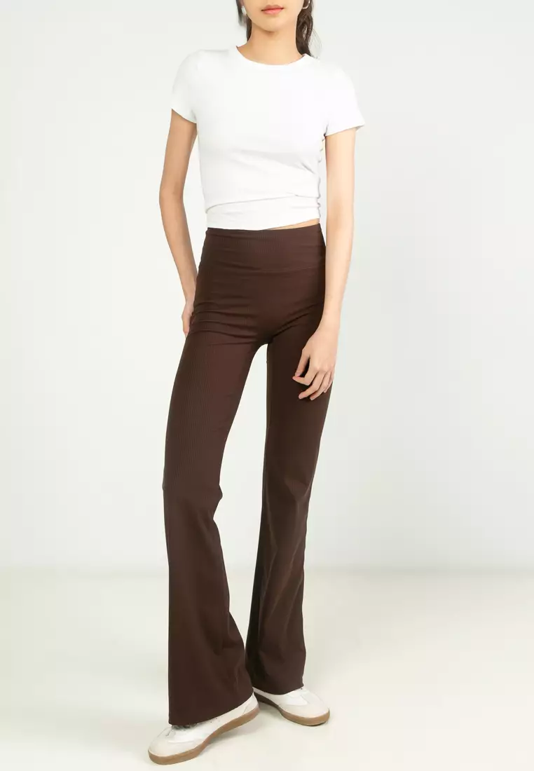 Ultra Soft Rib Flare Pants