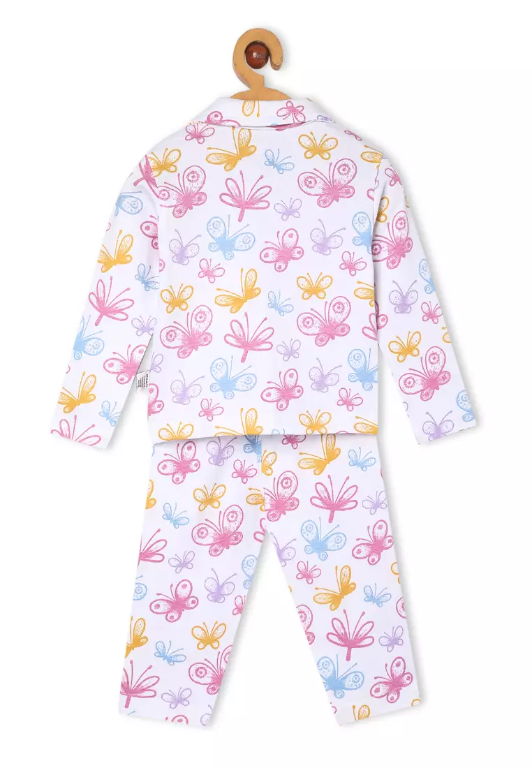 Baby and Kids Pajama Nightsuit Set- Spring Wings