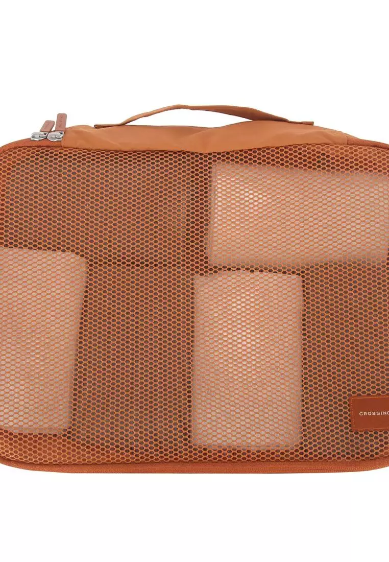 Crossing Waterproof Ripstop Nylon Packing Cube Set (4-Piece Set) - Brick