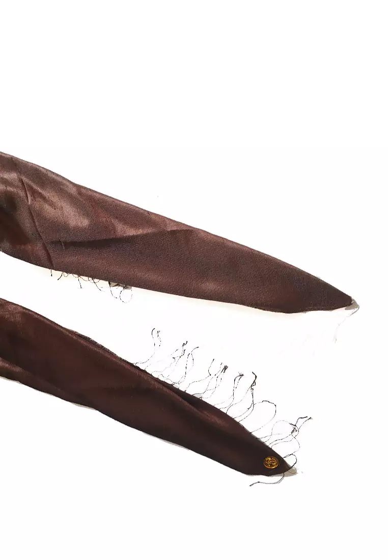 Glamour Raw Silk Pashmina Auburn