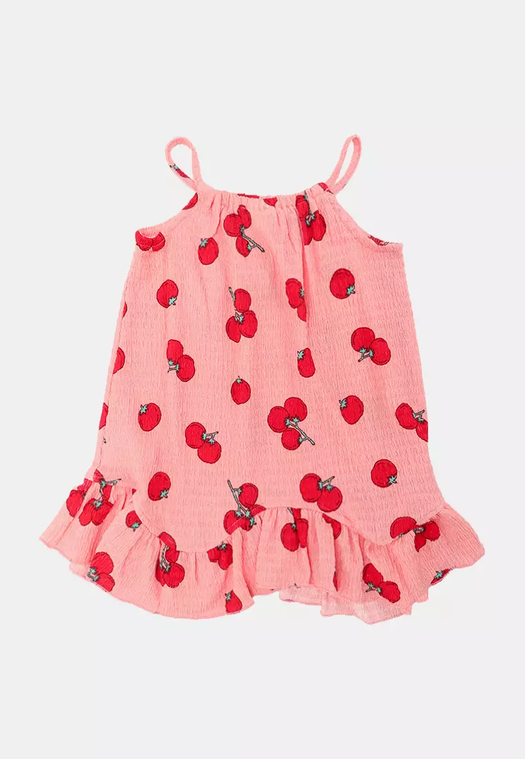 Hazel Scalloped Sleeveless Dress