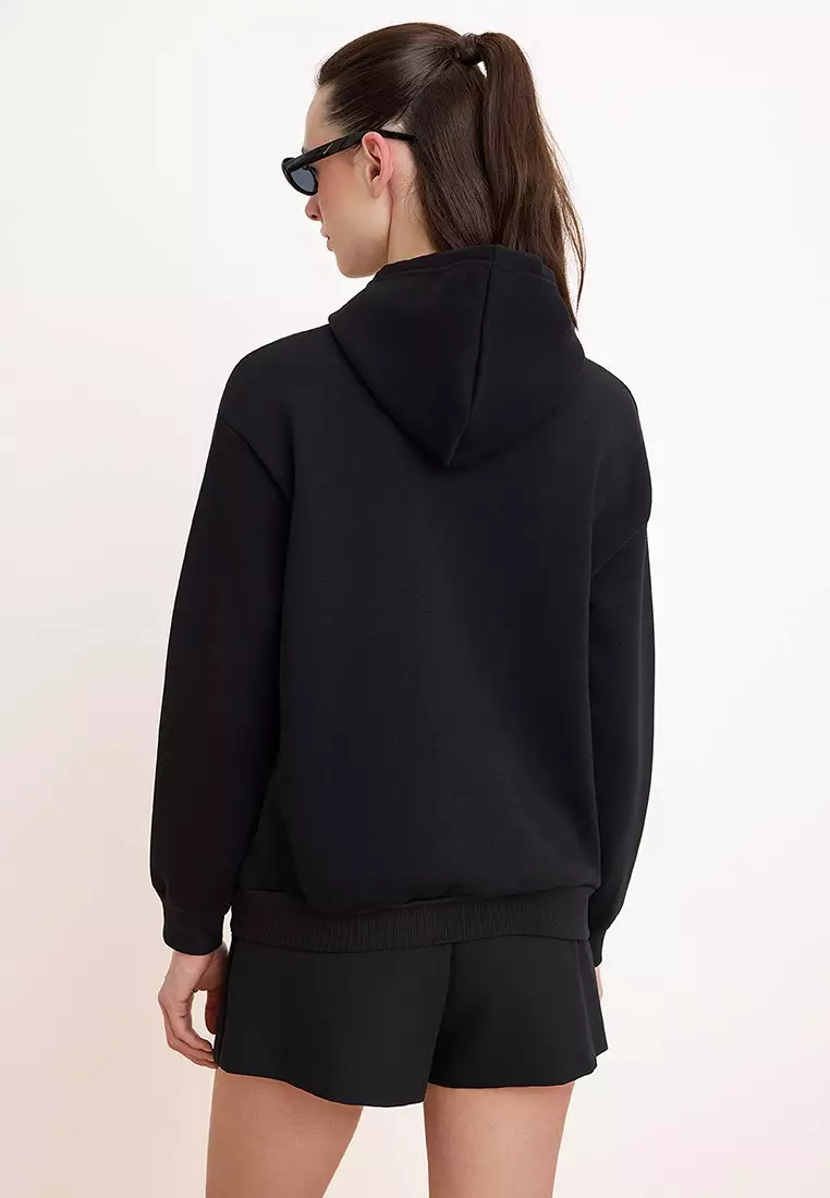 Peeking Teddy Bear Hoodie