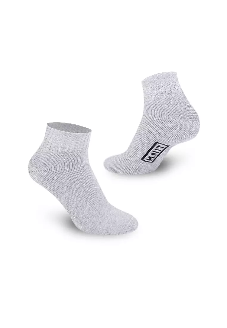 Knit Men’s Cotton Ankle 3-in-1 Thick Sports Socks KMSKG1