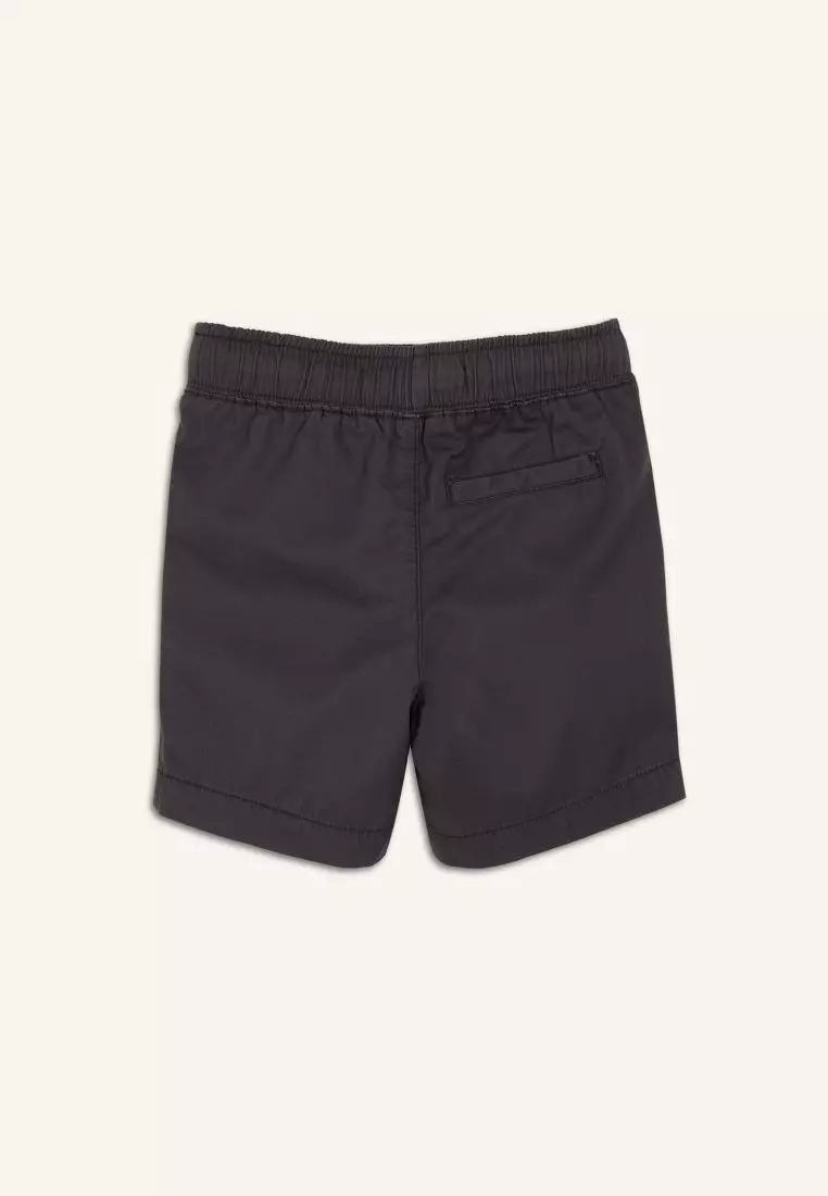 Twill Non-Stretch Jogger Shorts for Boys