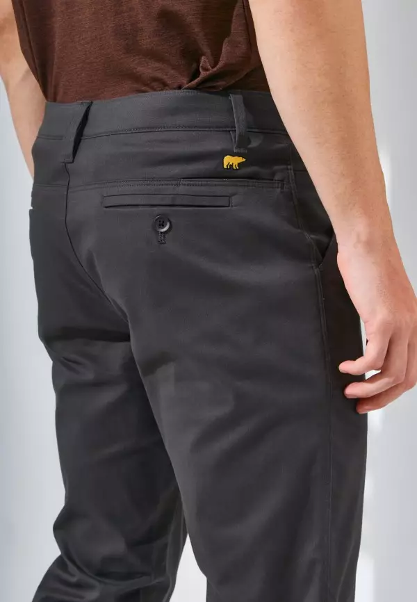 Jack Nicklaus Cougar Celana Panjang Pria Slim Fit Dark Green