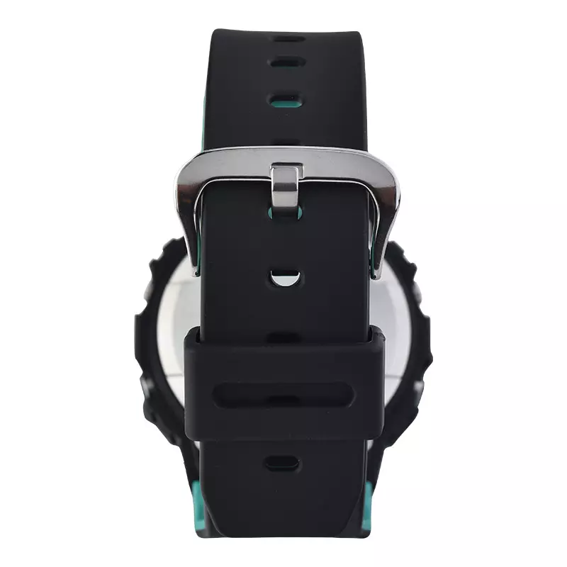 Jam Tangan Pria Casio G-Shock GW-B5600BL-1DR 90€™S Blue and Purple Accent Series Digital Dial Black Resin Band