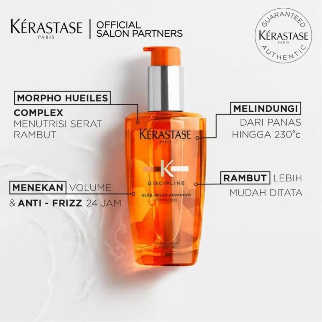Kerastase Serum Oleo Relax 100ml Serum Rambut Sulit Diatur