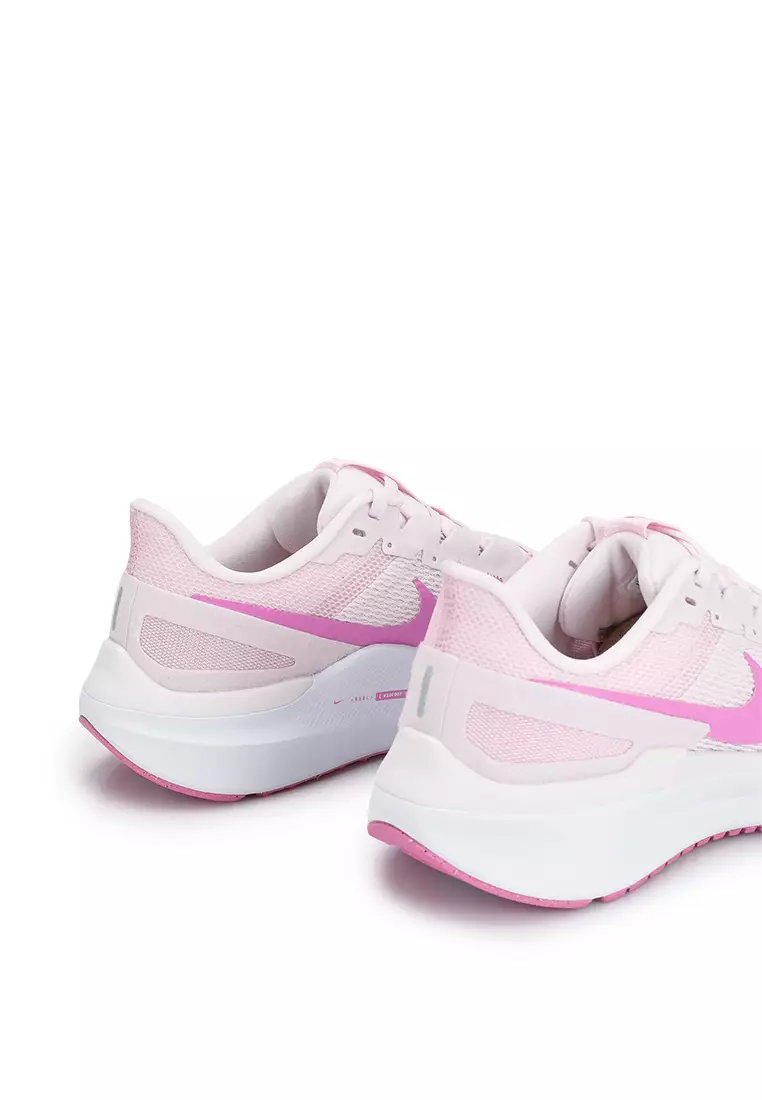 Nike zoom pink and white hot sale