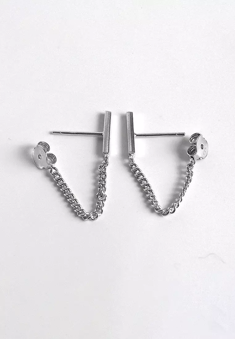 Buy Lycka Ldr3013-30mm Simple Geometric Lines Earrings Online 