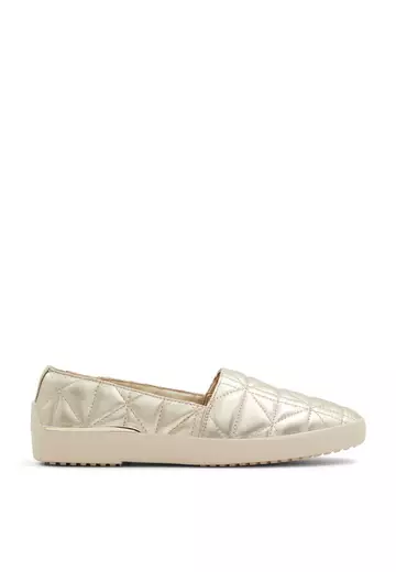 Gold slip on clearance shoes