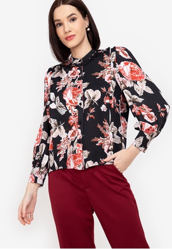 ZALORA WORK multi Balloon Sleeve Blouse 7E738AA95B3A41GS_1