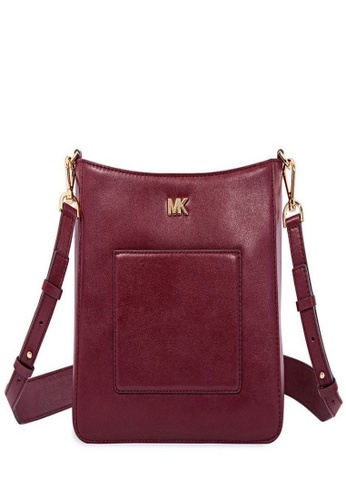 MICHAEL KORS Michael Kors Gloria Leather Messenger Bag - Oxblood  30F8GG0M2L-610 2023 | Buy MICHAEL KORS Online | ZALORA Hong Kong