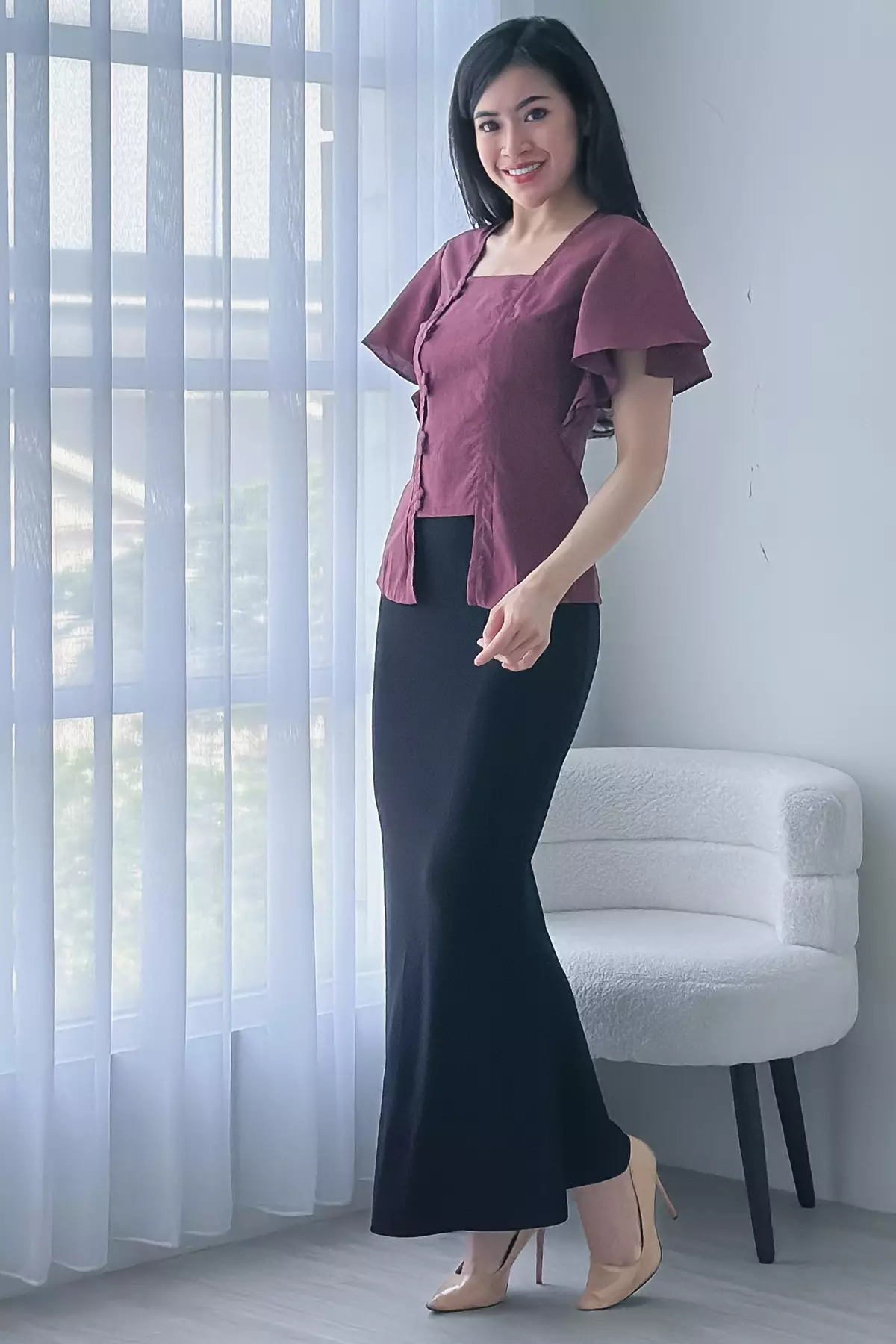 Soraya Dainty Purple Kebaya