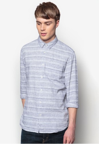 Ingi 條紋長袖襯衫, 服飾esprit hk, 服飾