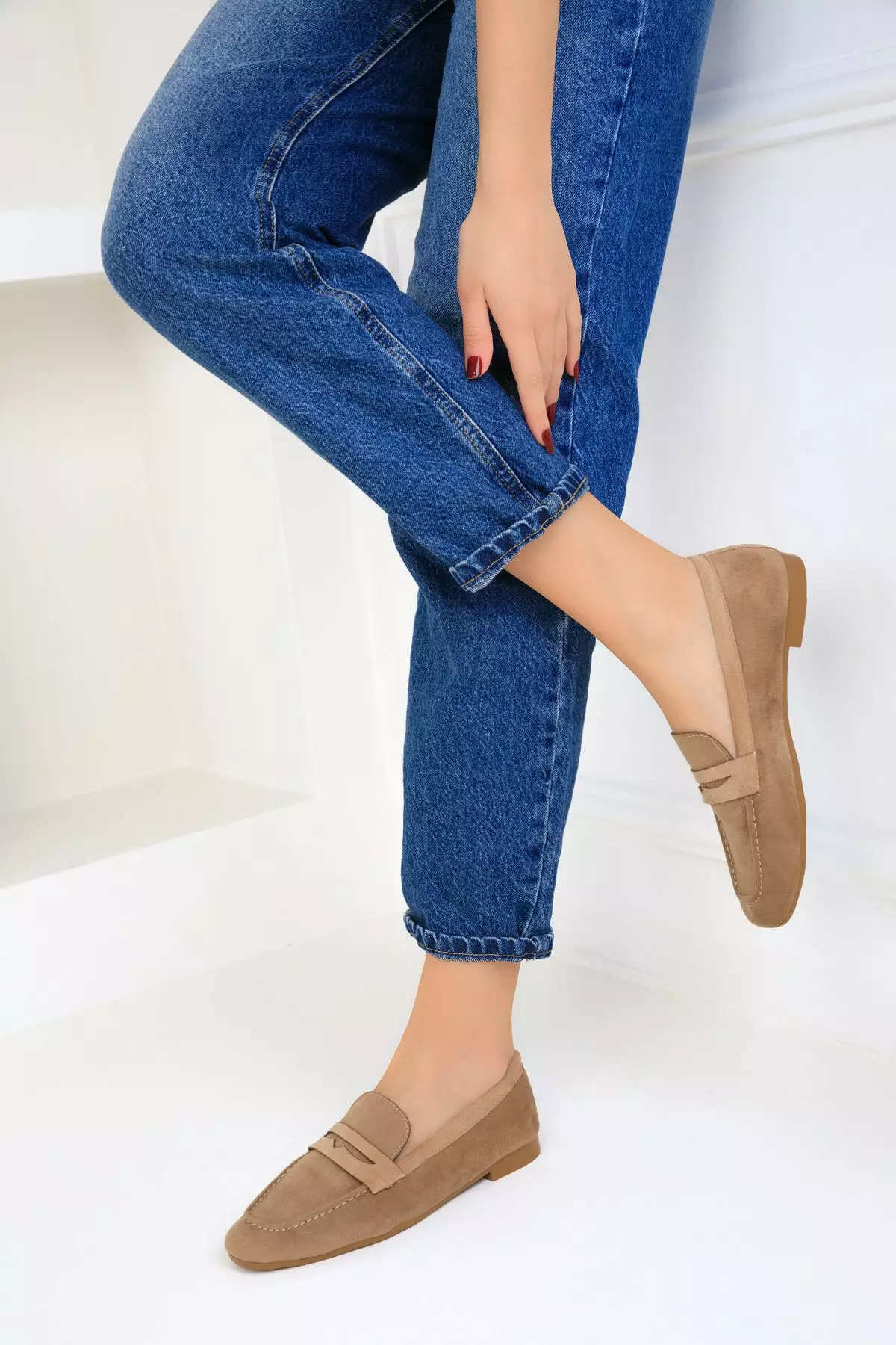 Discount on Soho  shoes - SKU: Suede Penny Loafers