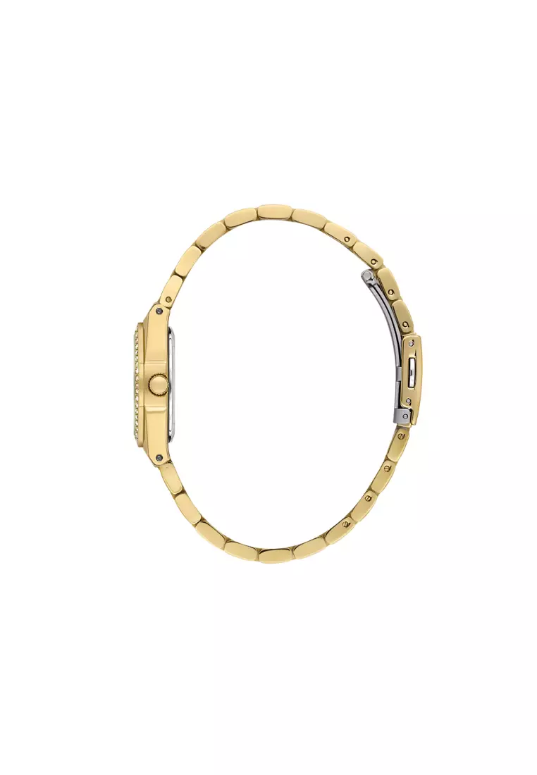 Women Analog Gold Stainless Steel Watch DK.1.14113-3