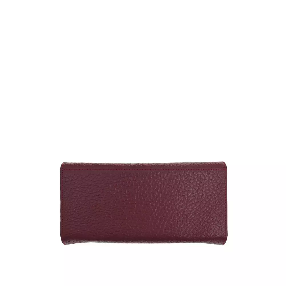Dompet Wanita Elizabeth Emeline Leather Wallet Maroon