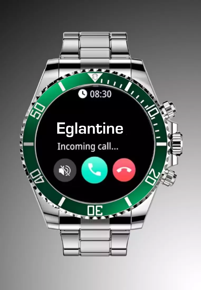 Smart Watch 46mm, Waterproof, Stainless Steel Bracelet