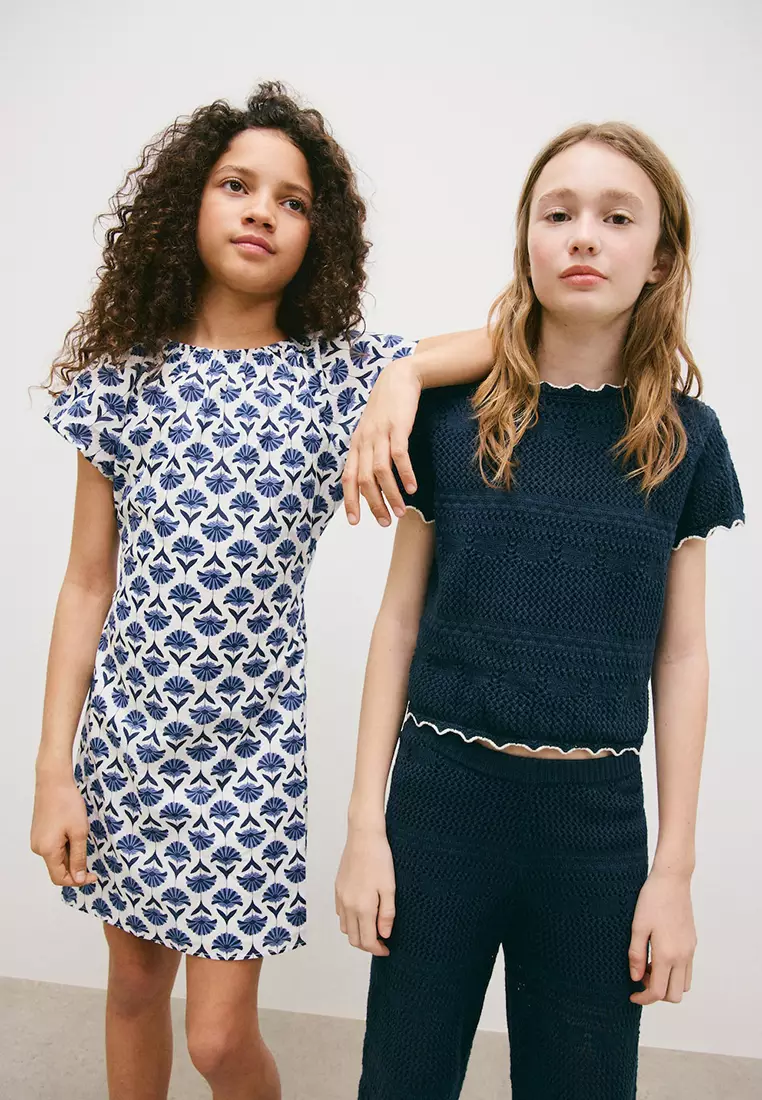 Openwork Knitted T-Shirt