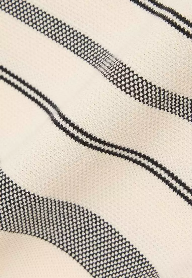 French Made Classic Fit Striped Polo