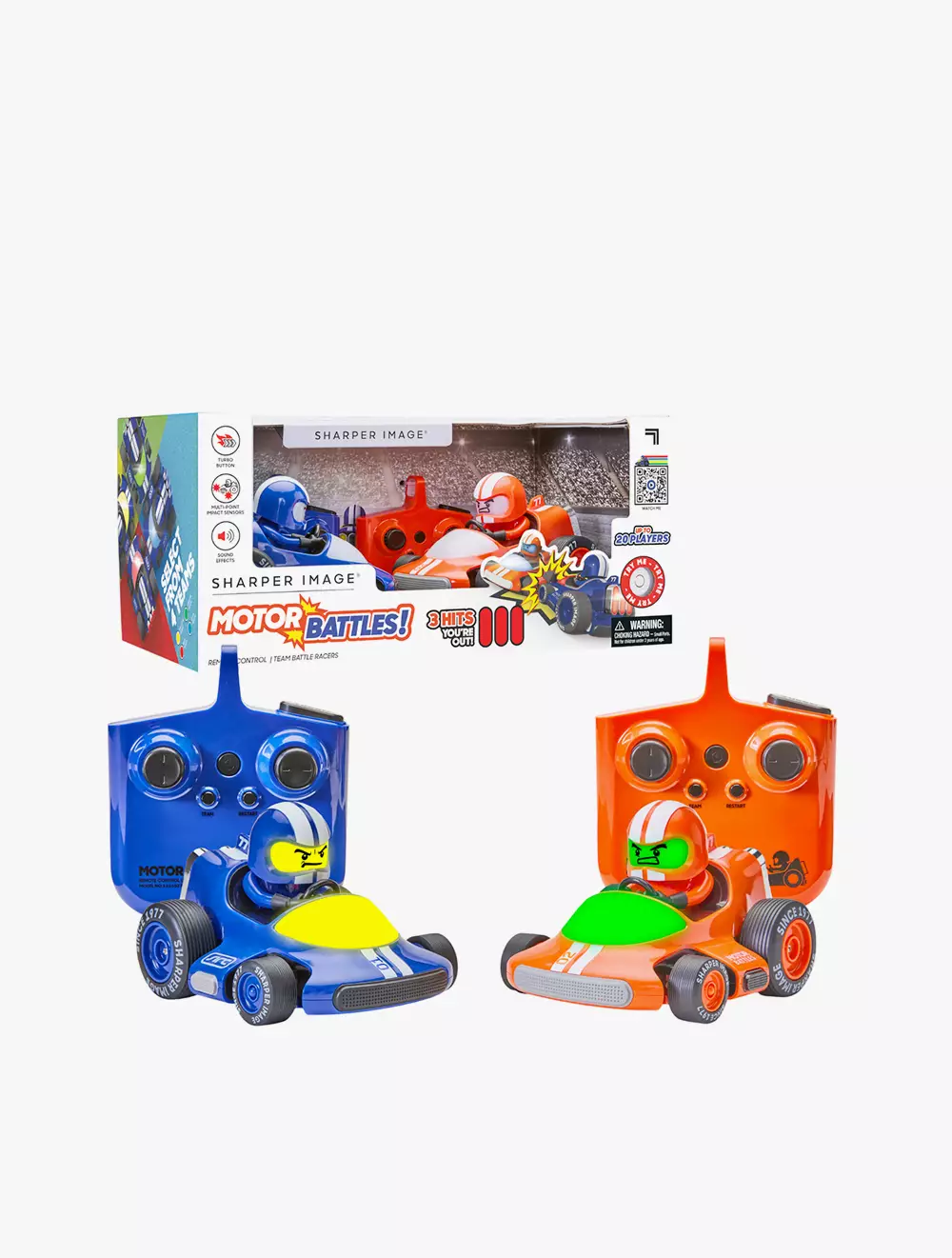 Sharper Image Toy RC Motor Battles_Navy & Orange  - DCP1216027570