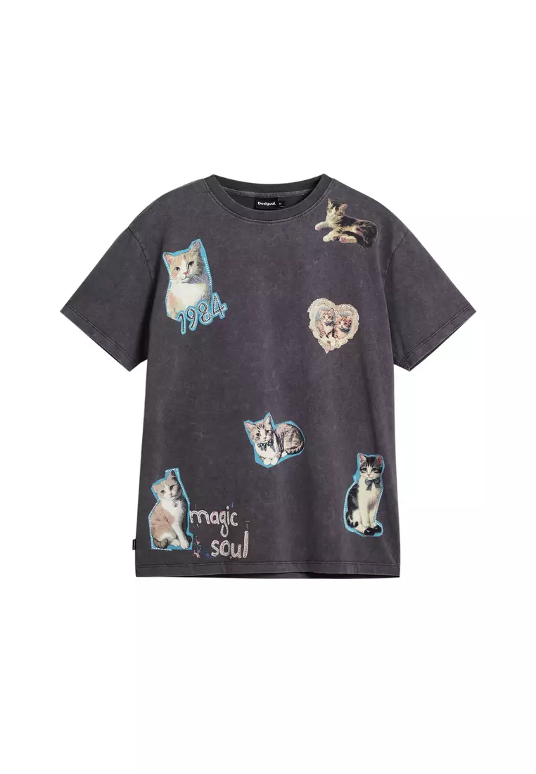 Cotton cat shirt