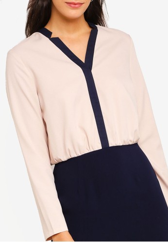 Jual ZALORA Formal Sheath Dress Original ZALORA Indonesia
