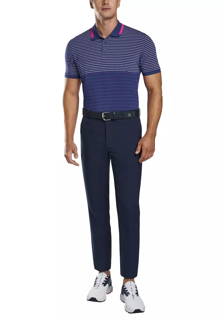 Gfore Men's Two-Tone Stripe Polo