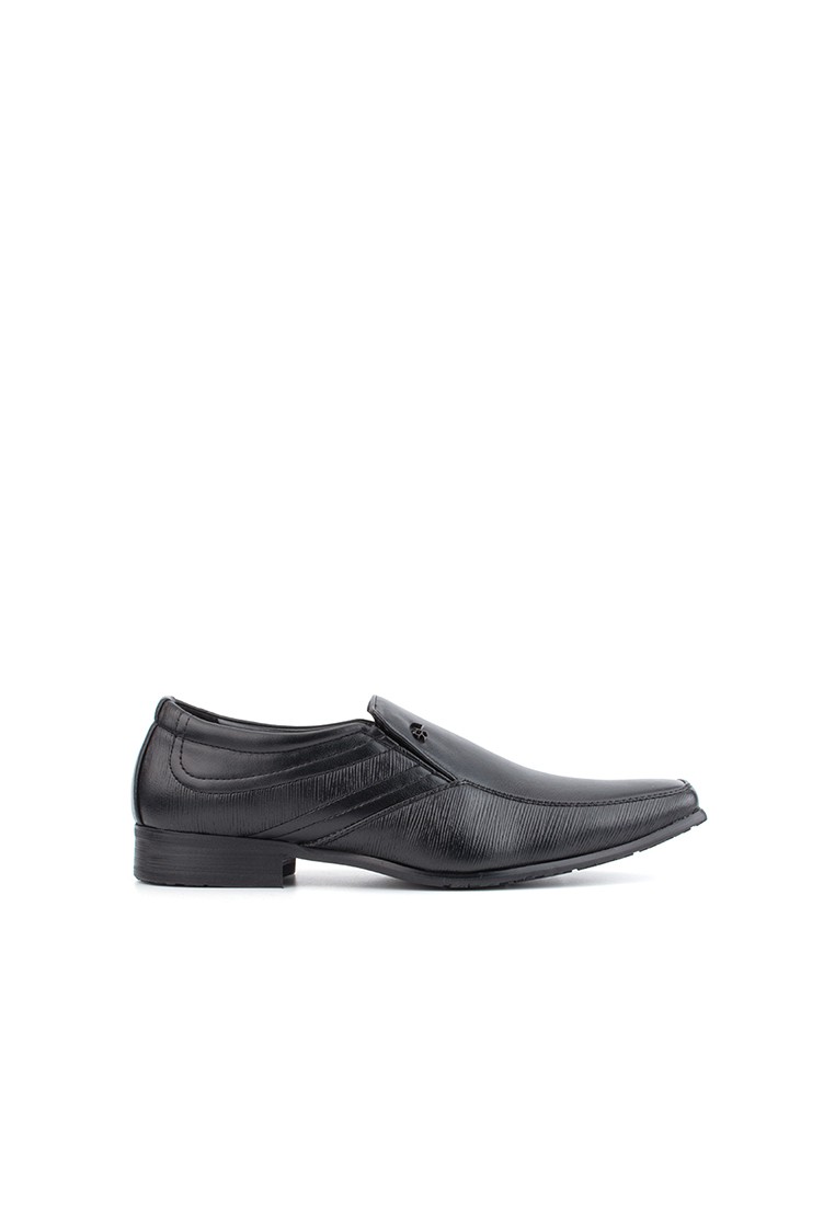 LR LARRIE Men's Slip On Patterned Business Shoes
