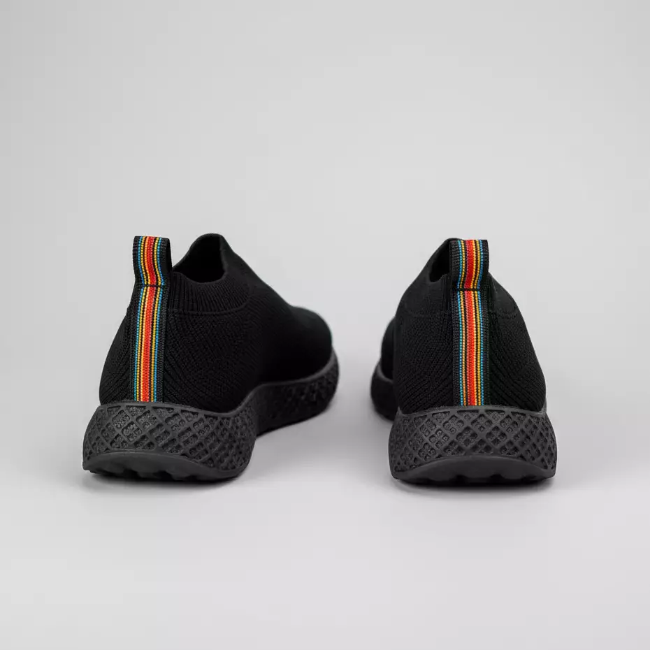 PAULMAY - Sepatu Slip on Pria Berlin - Black Rainbow