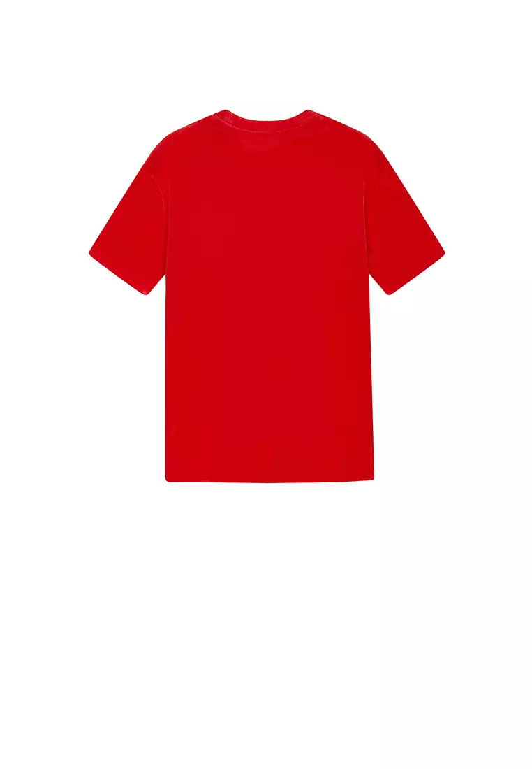 人丝网纱修身短袖T恤