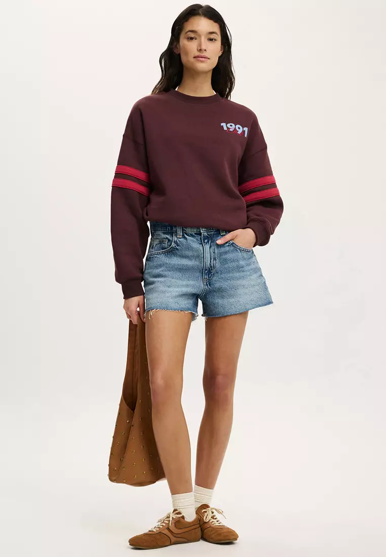 Graphic Crew Sweatshirt