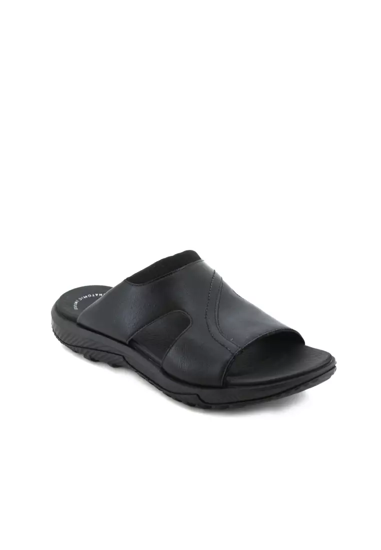 Bata hot sale black sandals