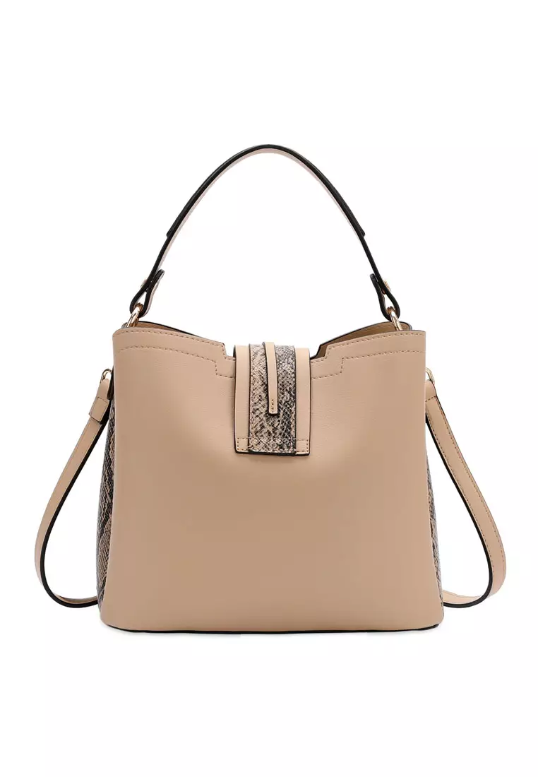 Top Handle Bag / Sling Bag / Crossbody Bag - Brown