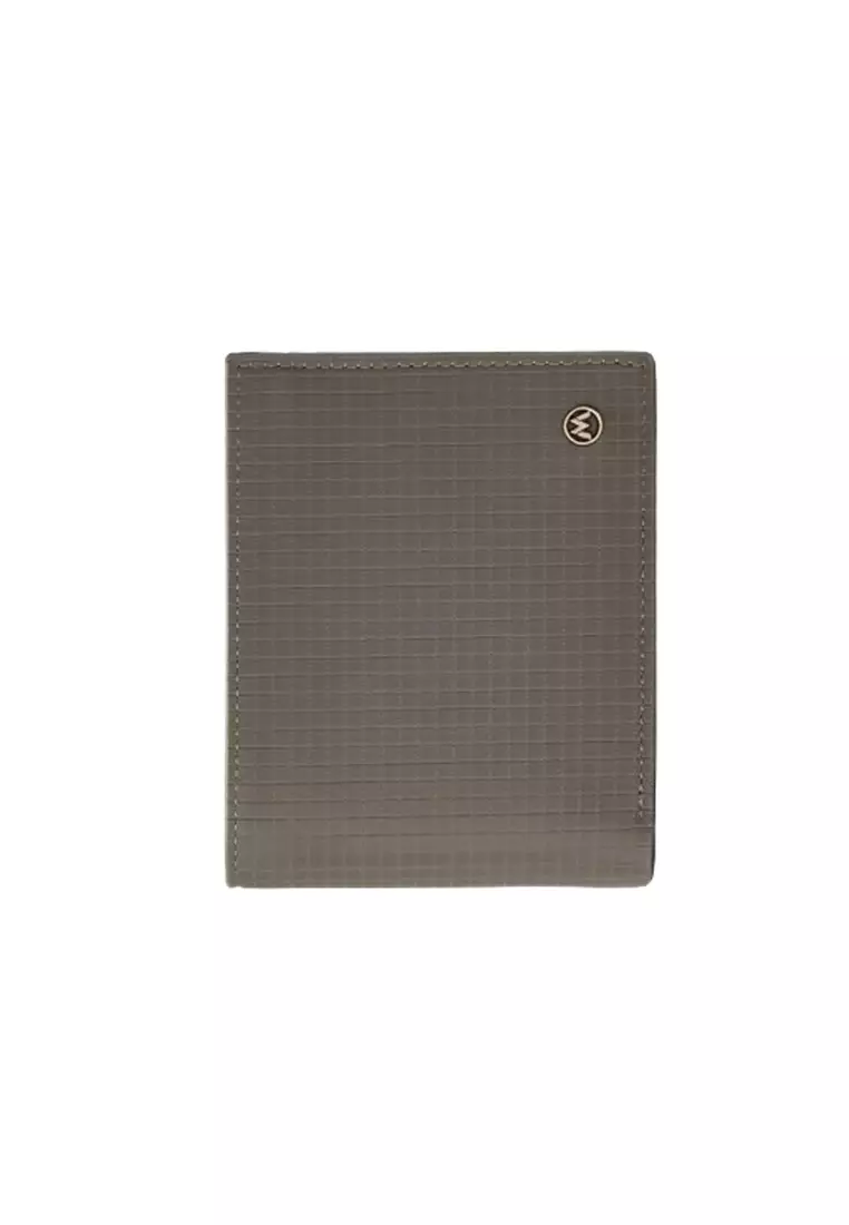 Dompet Lipat Pria Pendek RFID Blocking Bahan Kulit PU Leather Premium BAEOS ORIGINAL - Blue