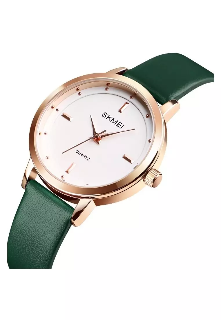 Jam Tangan Kasual Analog Dress Wanita Waterproof Strap Tali Material PU Leather HW23 ORIGINAL