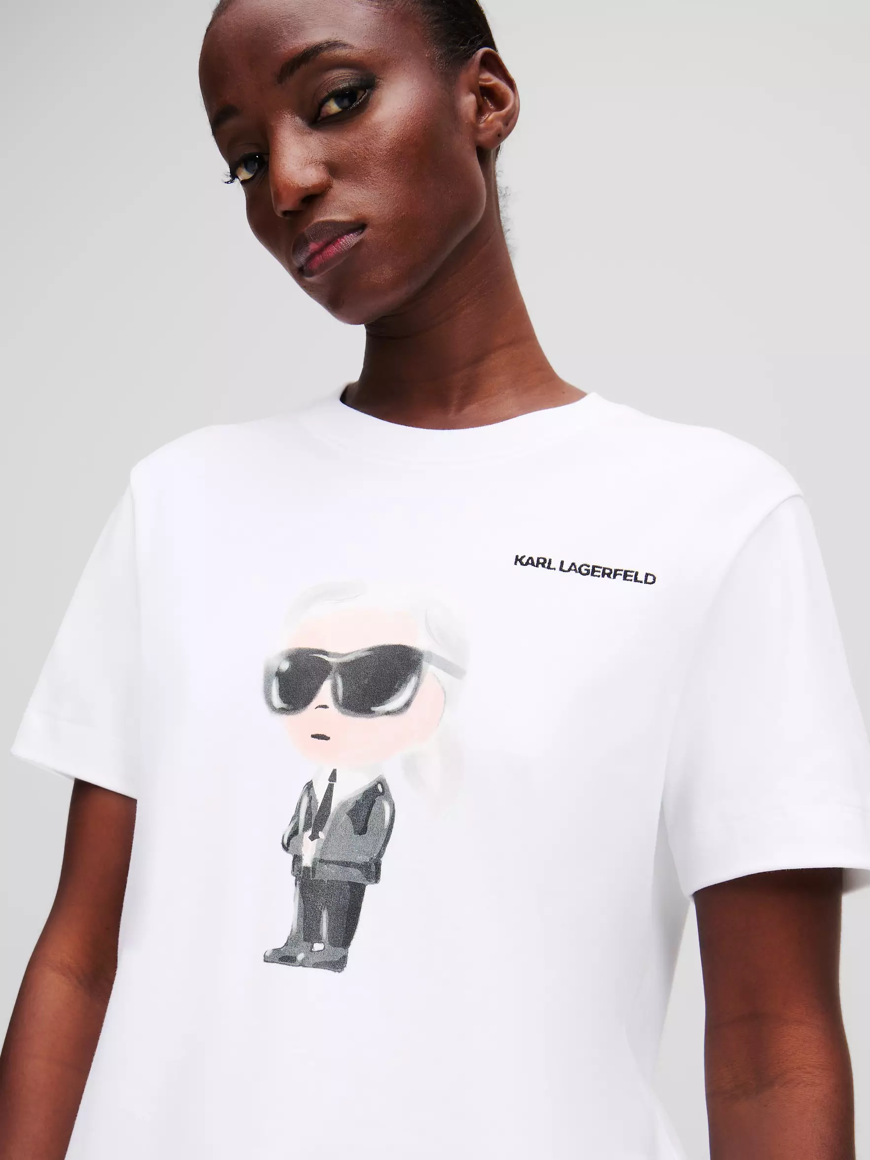 Karl Lagerfeld Tshirt Ikonic White main image 1