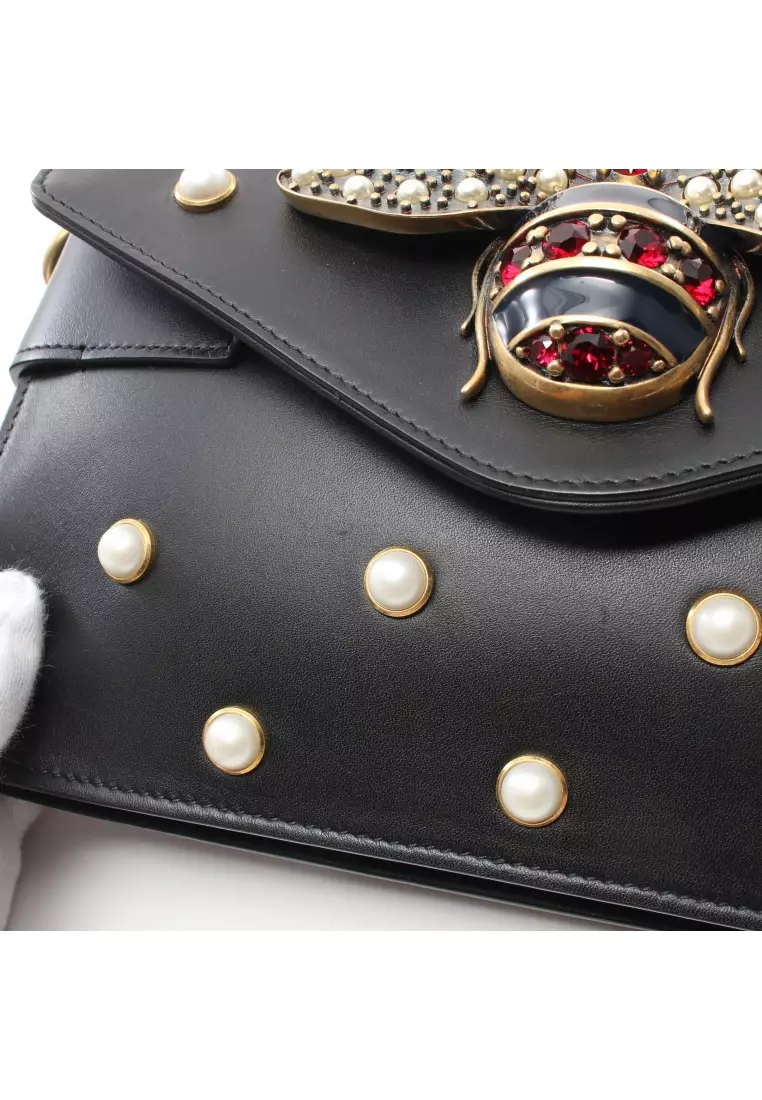 Gucci pearl bee bag deals