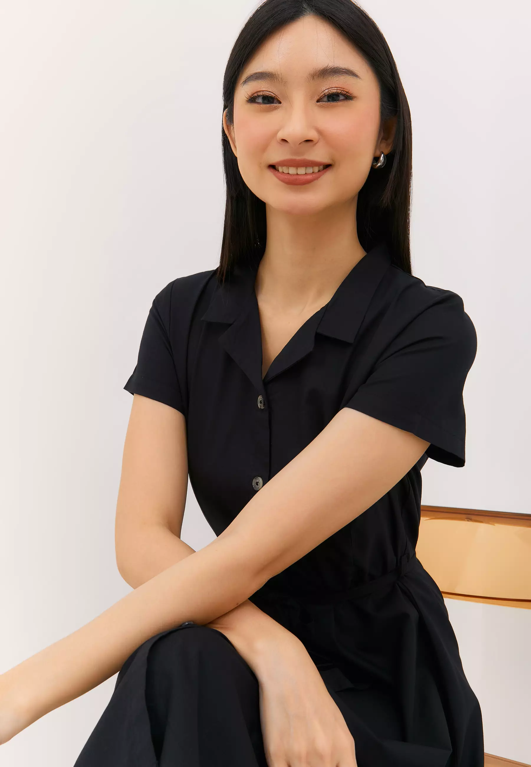 Isabella Light Black Dress (G.43107)