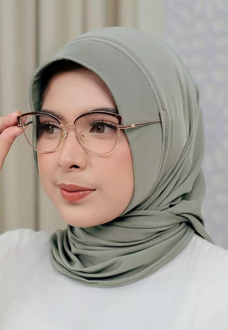 HIJAB INSTAN SOFTPAD AMEENA - PISTACHIO