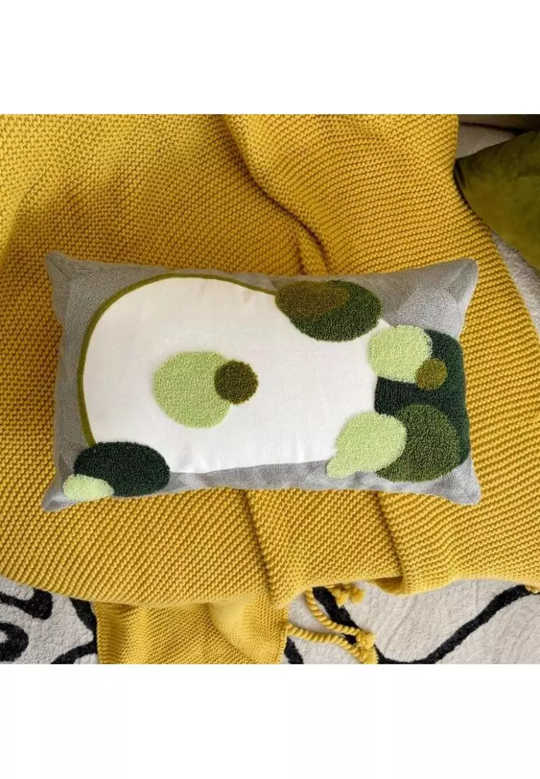 Buy DILAS HOME Moss Green Cushion Cover Online ZALORA Malaysia
