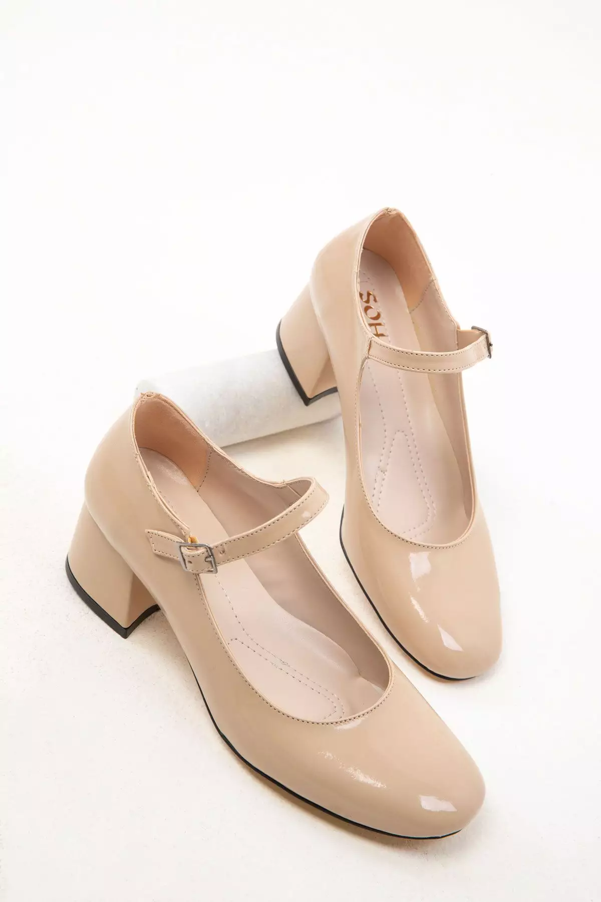 Ankle Strap Block Heels