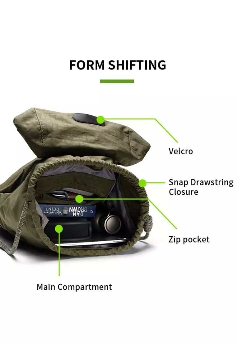 NIID - VIA - Variable outdoor backpack 9L-28L - Cool Gray