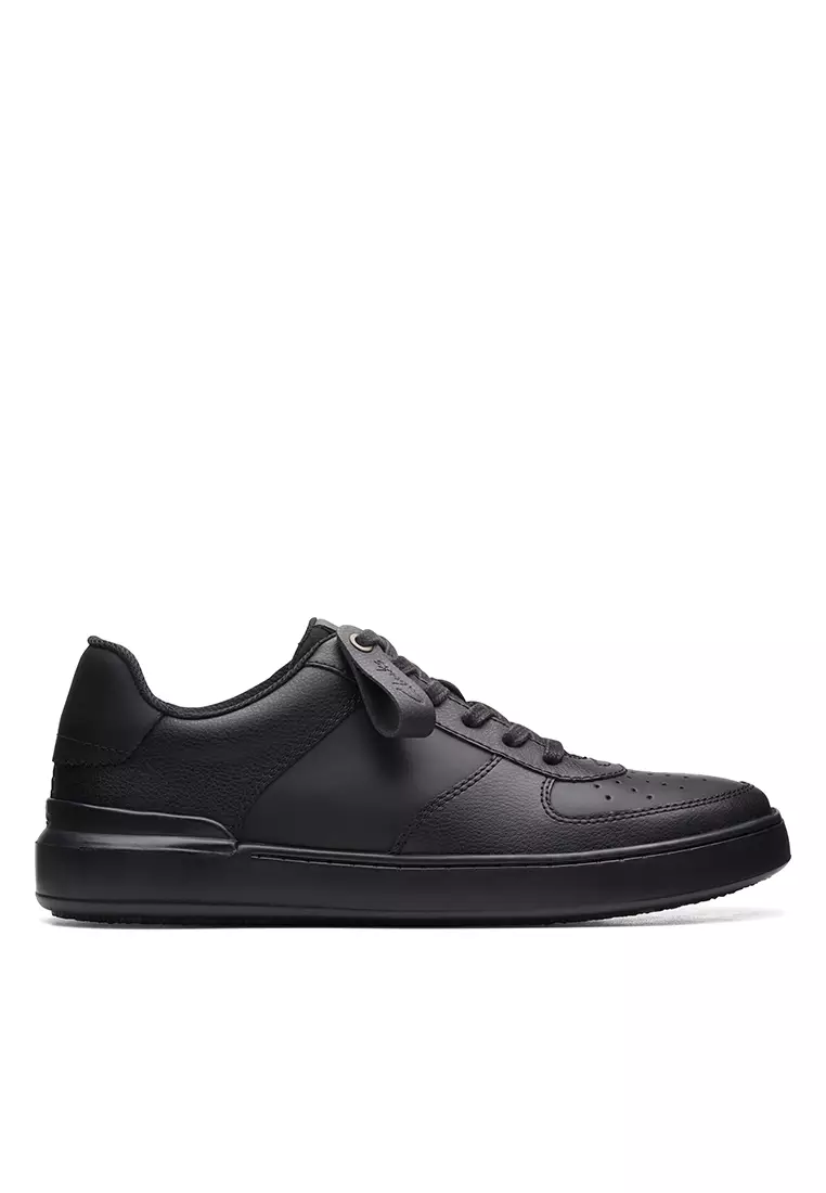 Discount on Clarks  shoes - SKU: Court Lite Tie Sneaker Black