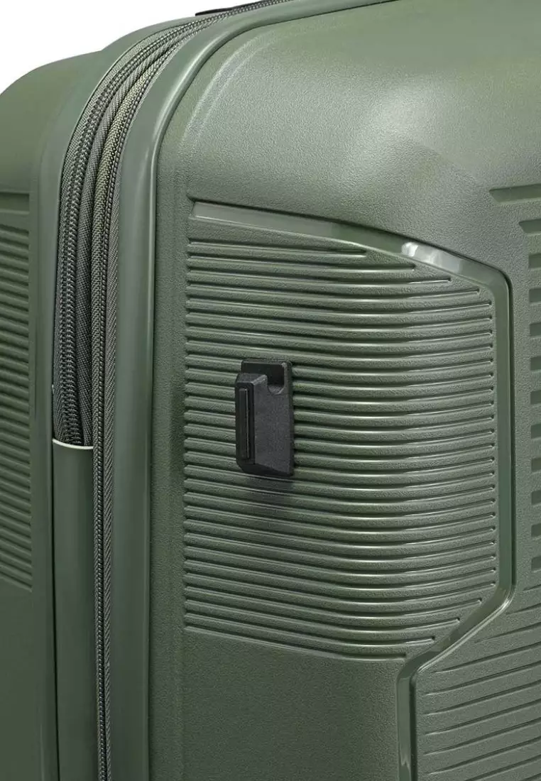 Hummer Overland 28＂ Polypropylene [PP] Hard Case Expandable TSA Lock Secure Zip Luggage - 13851428